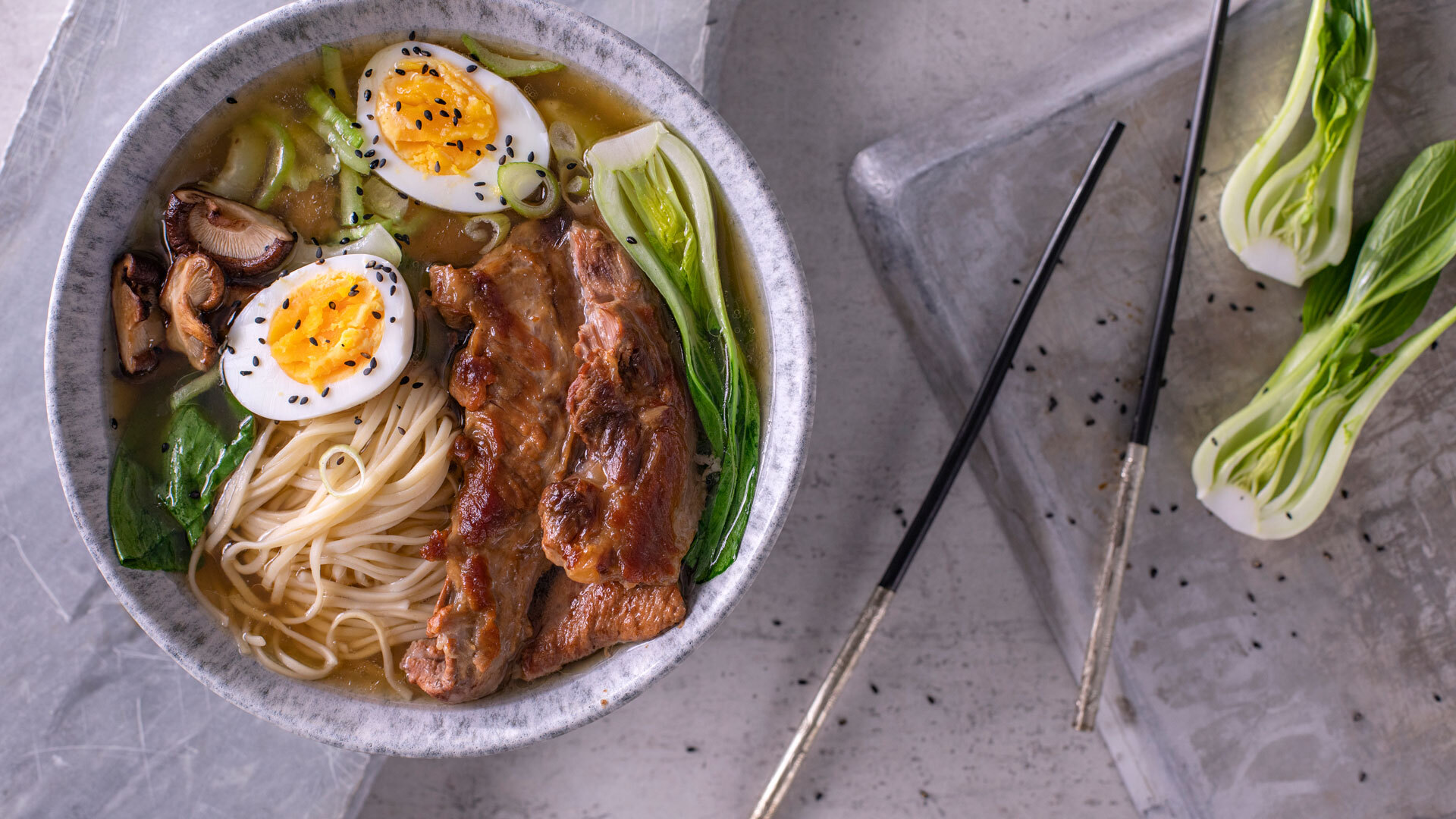 Ramen med soft bones