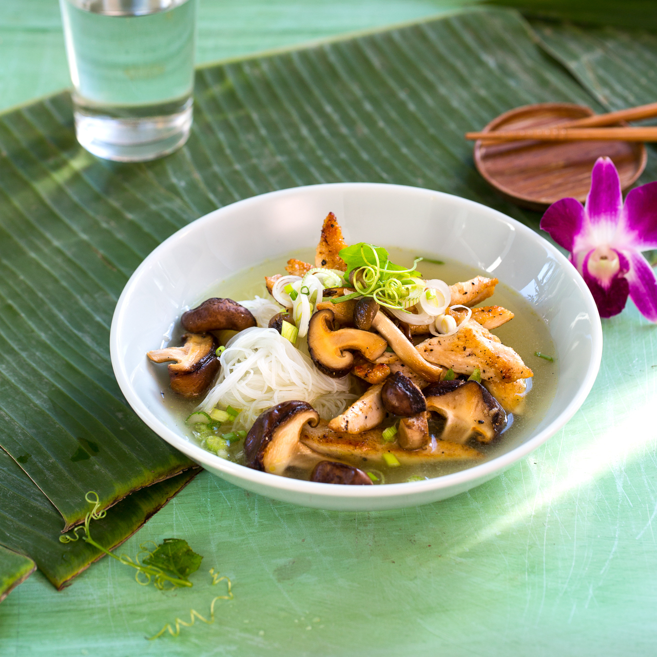 Hawaii - Chicken long rice (Kyllingsuppe)