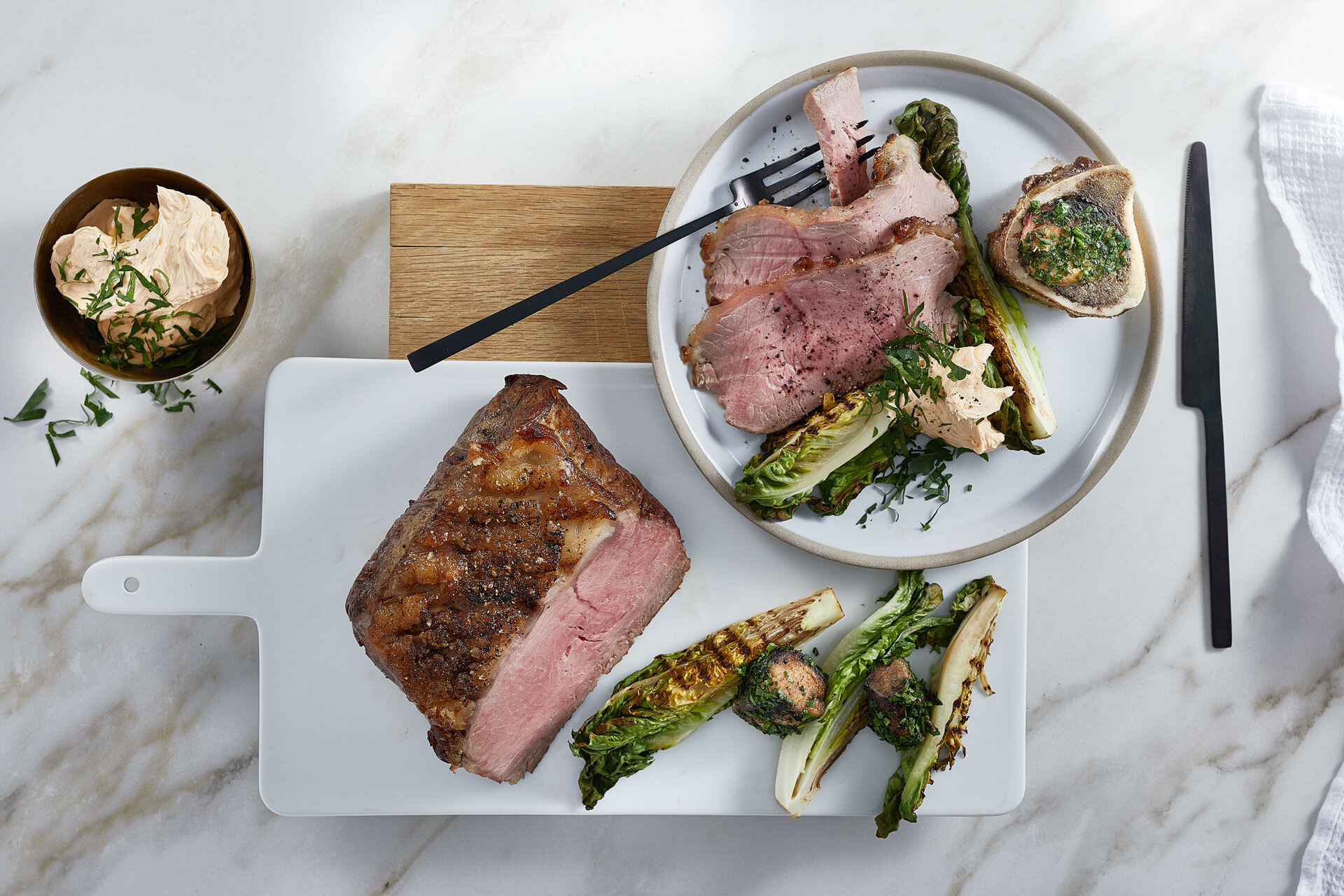 Ungfe striploin bbqsmør bredde