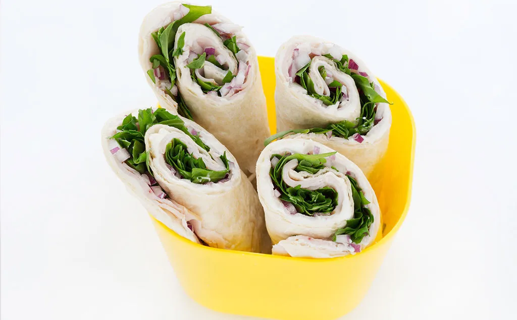 Wraps med kalkunpålegg