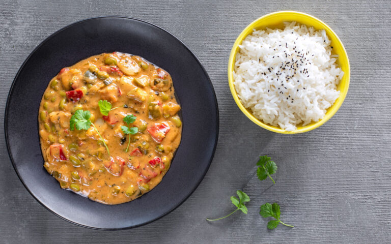 Ajour Thaigryte med ris