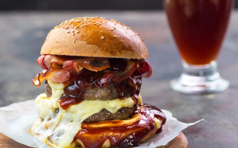 Homestyle burger med oksebryst