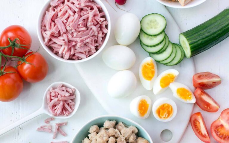 Salatbar ingredienser