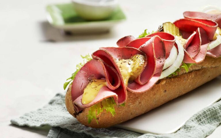 Baguette med roastbeef