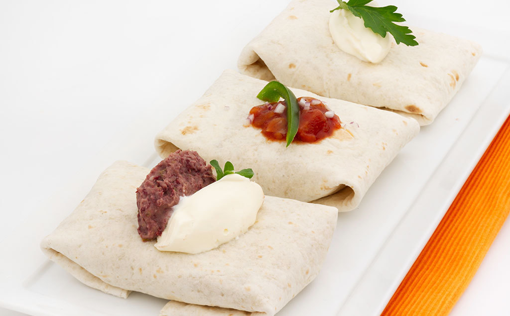Burritos på 3 måter
