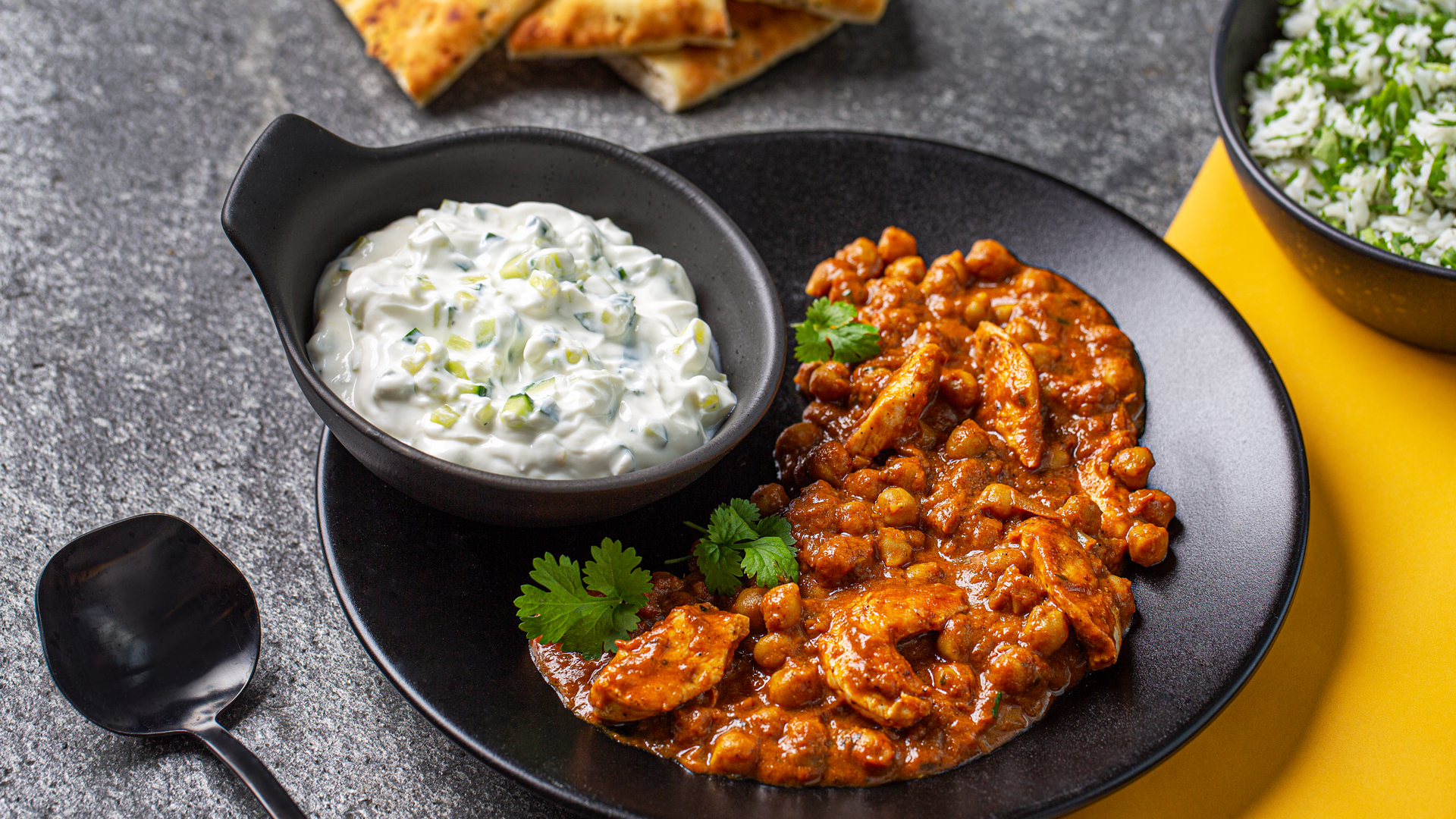 Ajour Chana Masala tilsatt kylling