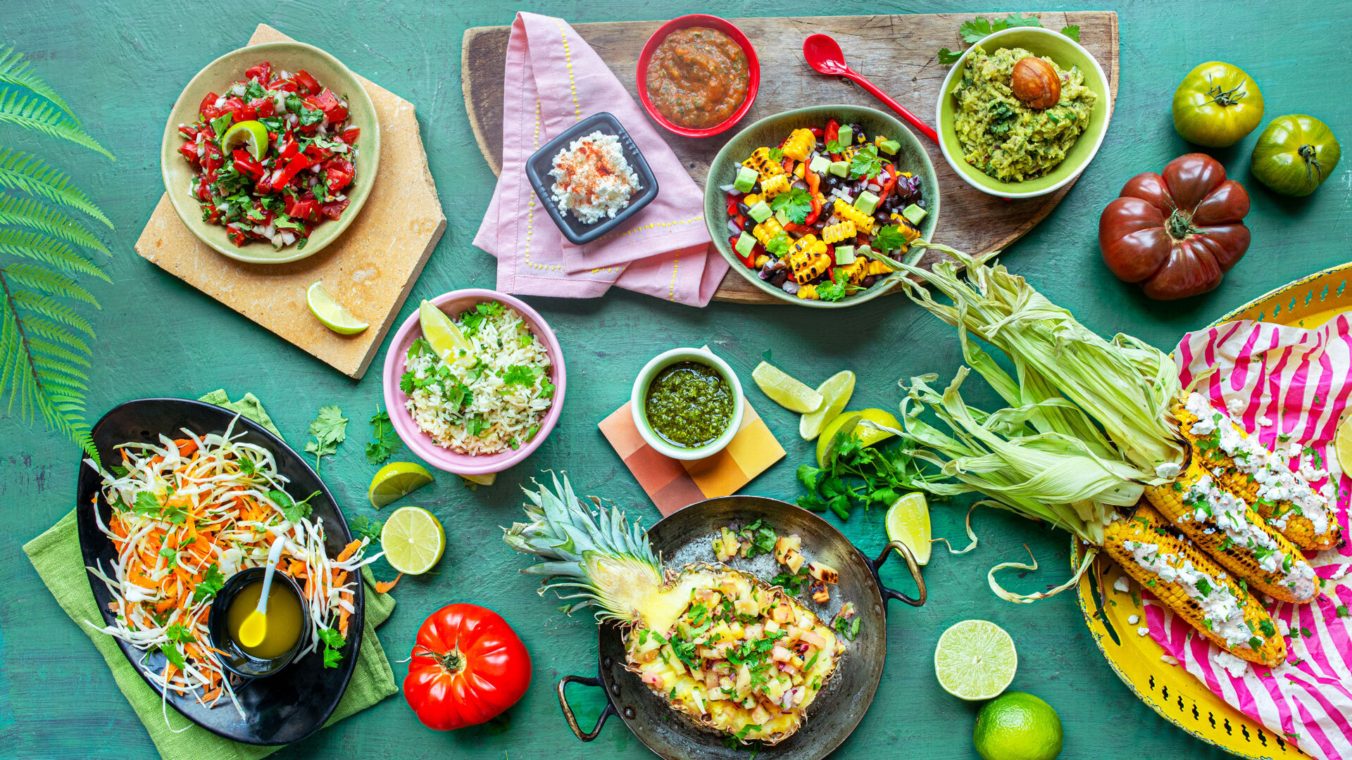 BBQ Mexican buffet