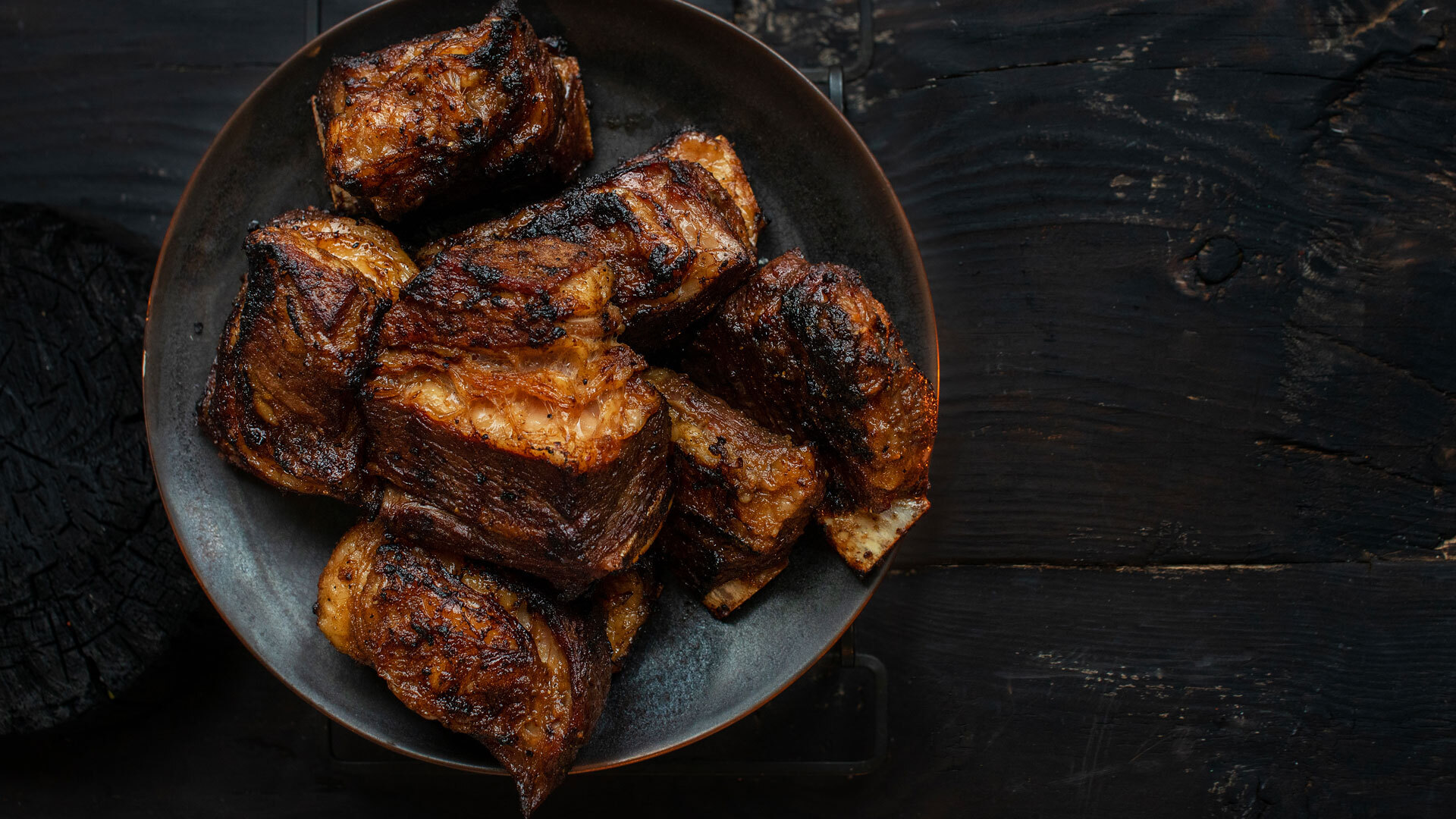 BBQ grillet short ribs