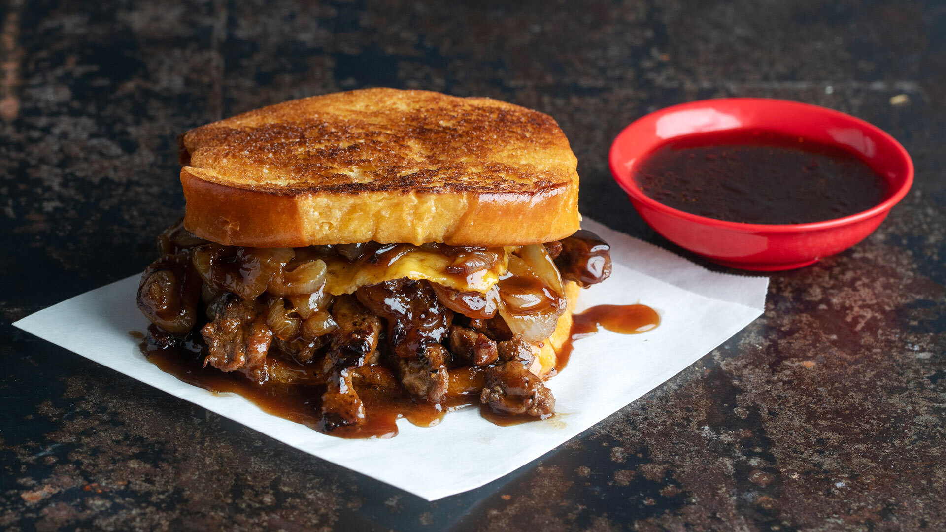 Biffsnadder sandwich comfortfood