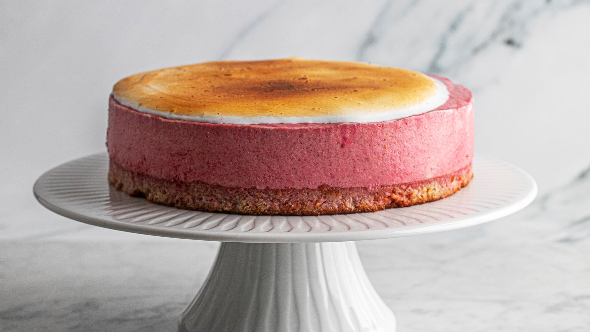 Bringebærmousse kake Martine Espeland
