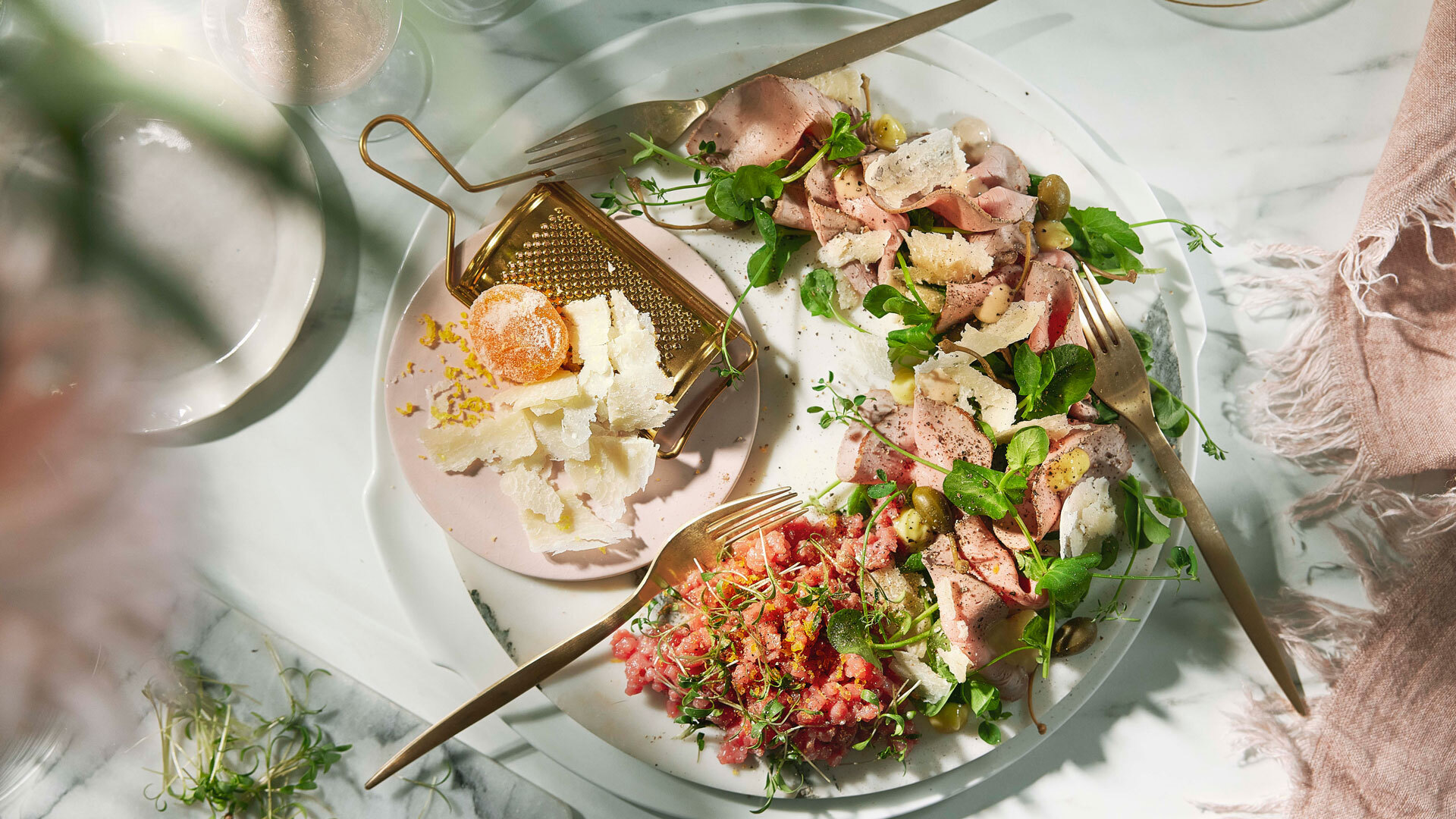 Gullkalv Flatbiff Vitello tonato