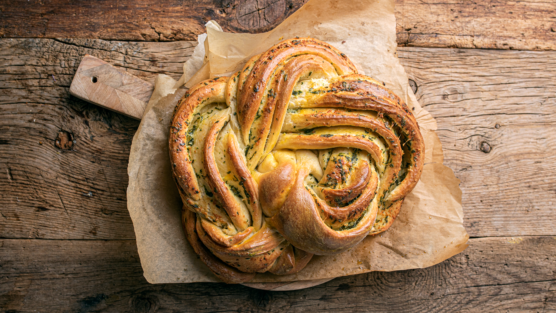 Hvitløksbrød Krans