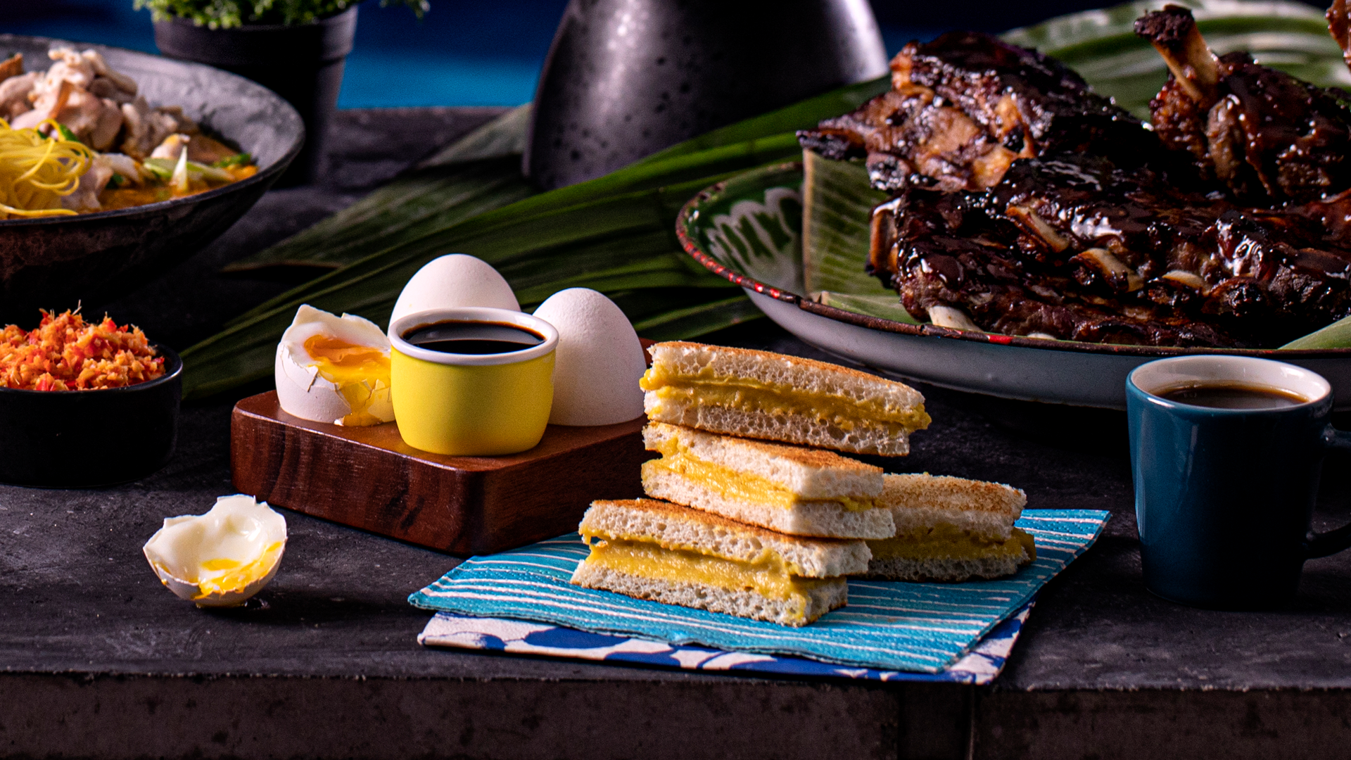 Singapore Kaya toast