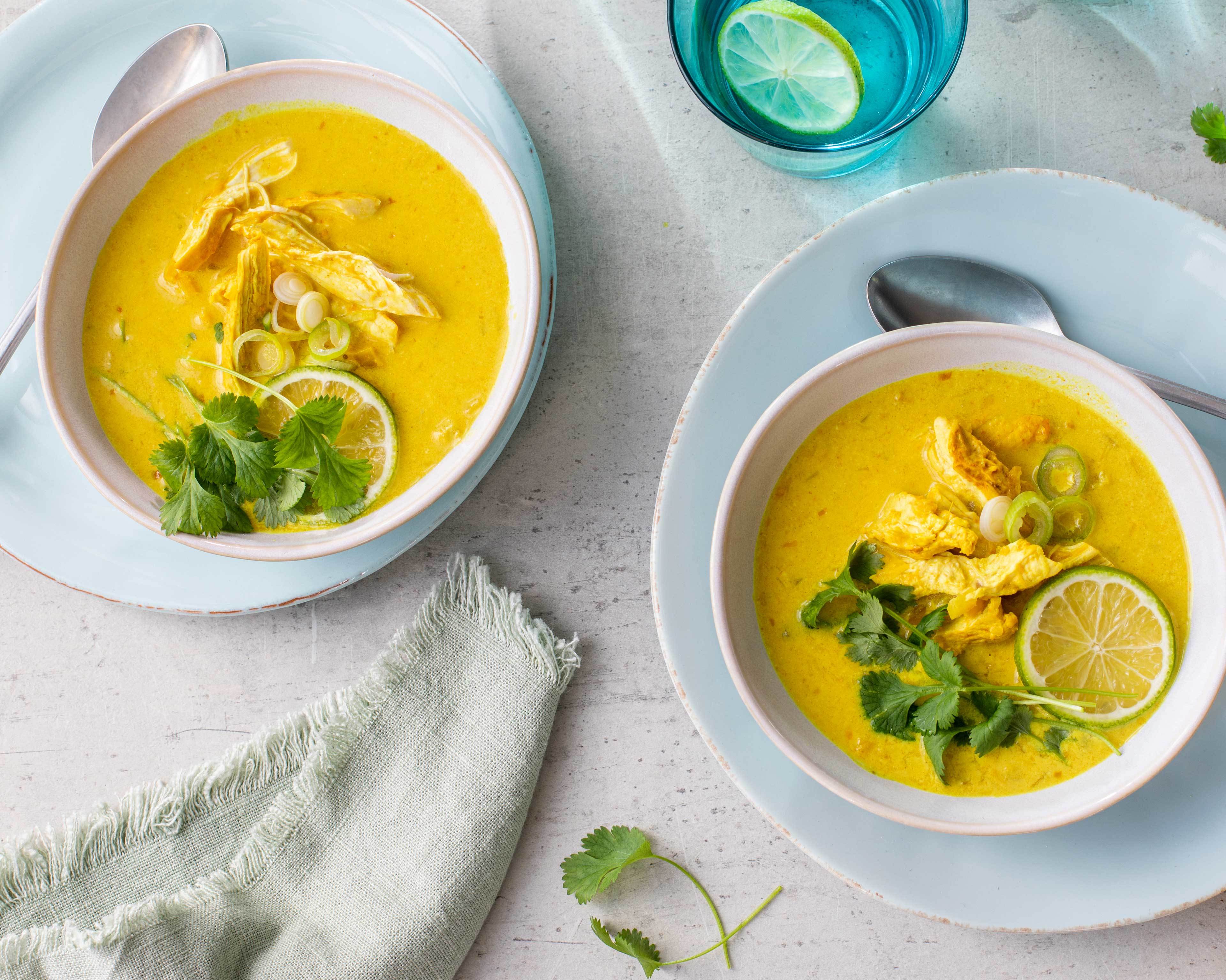 Asiatisk kyllingsuppe