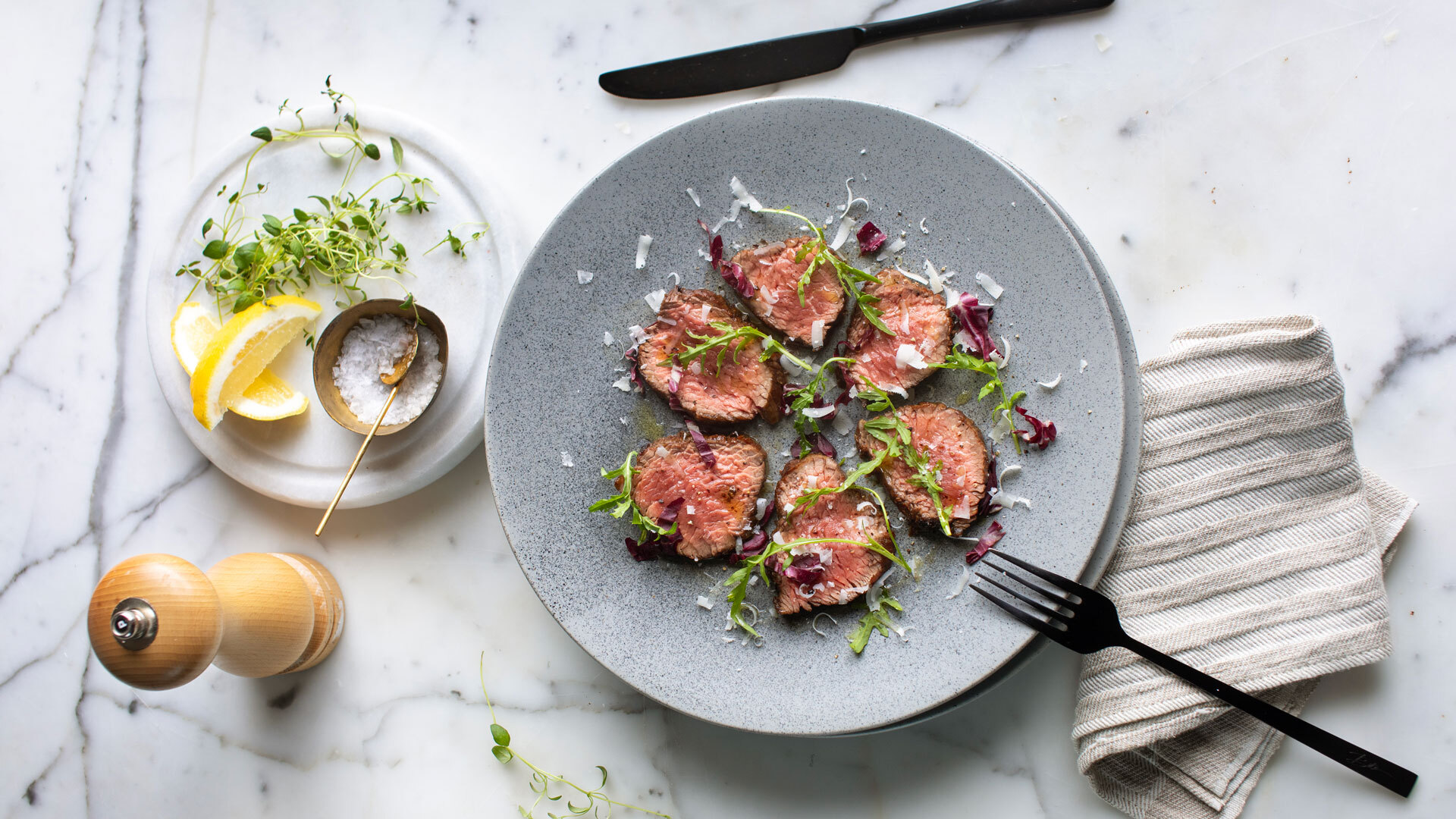 Tagliata med Ungfe Teres Major