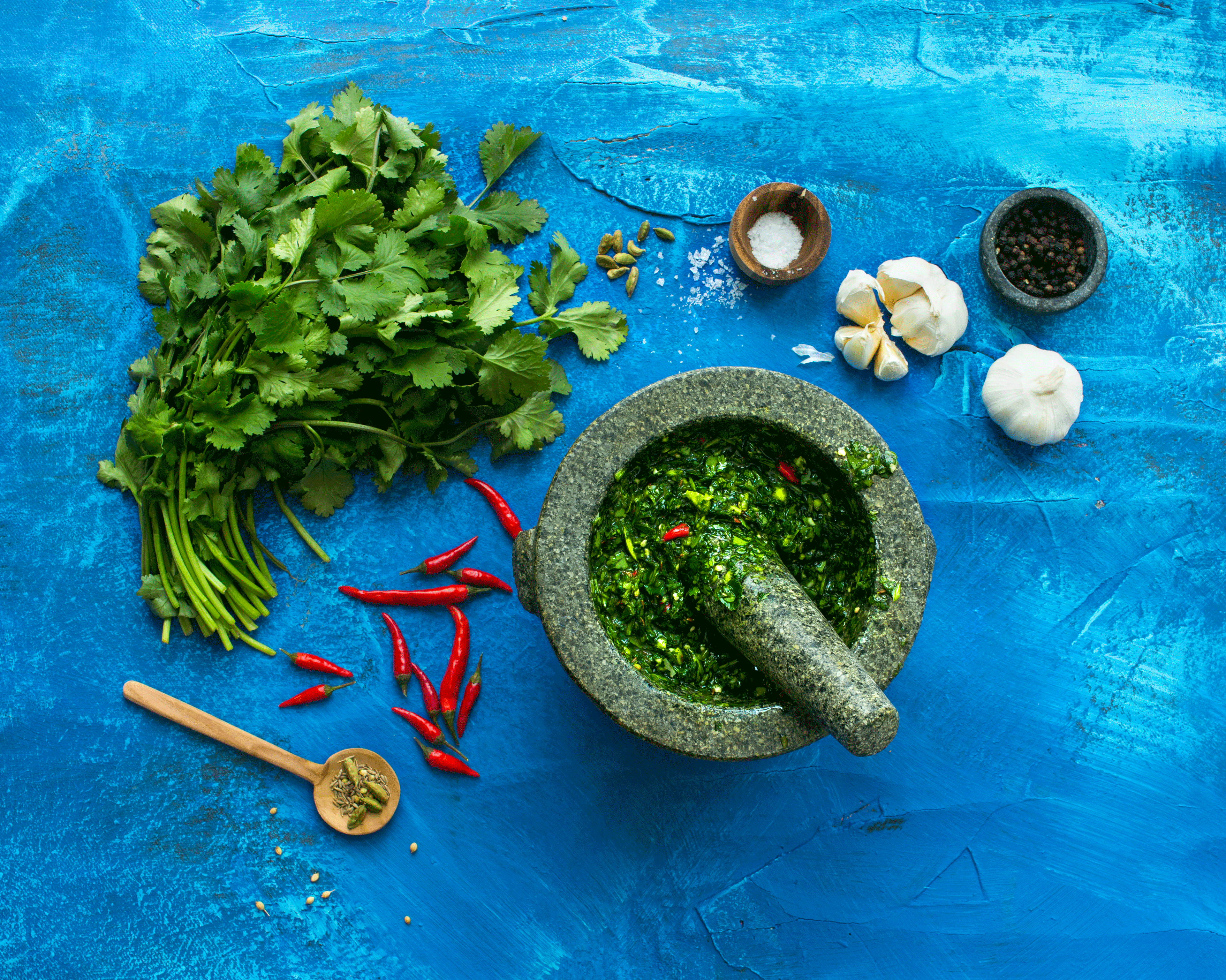 Zhug - Spicy saus fra Midtøsten