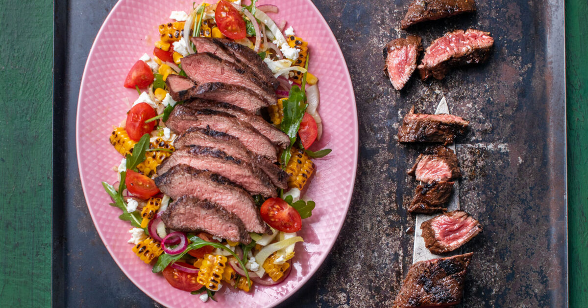 Mexican BBQ Carne asada Flat Iron steak med… Nortura PROFF