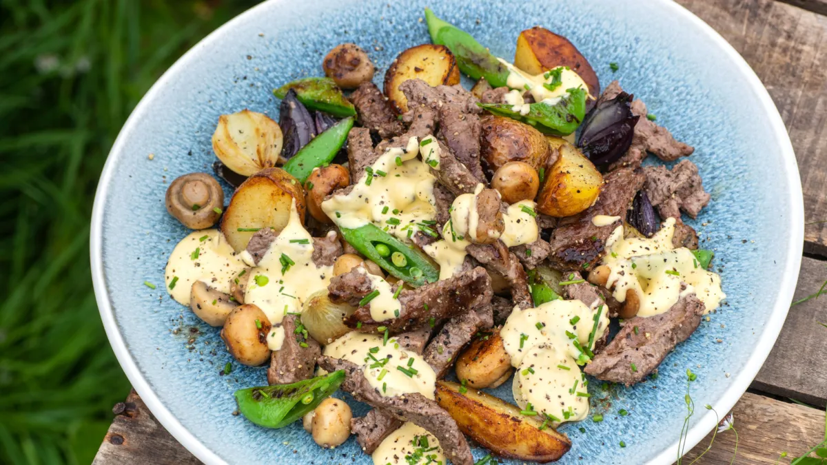 biffsnadder med bearnaise