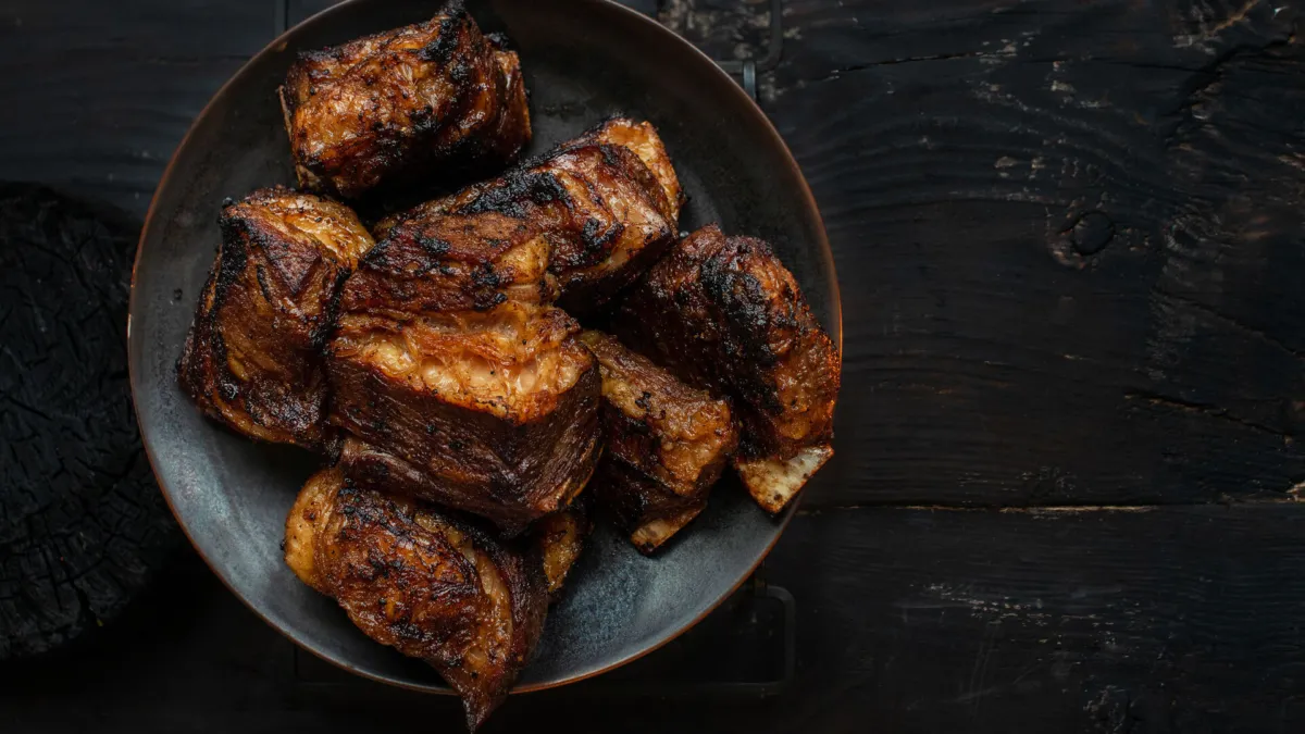 BBQ grillet short ribs