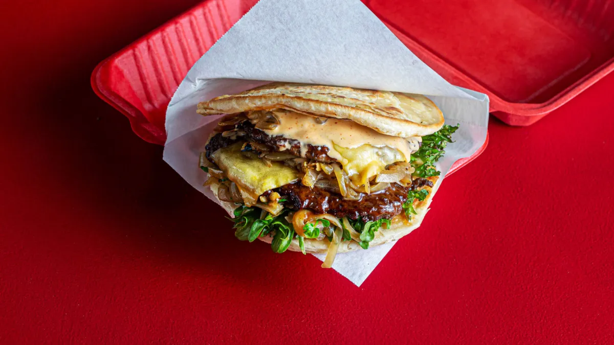 Paratha burger comfortfood
