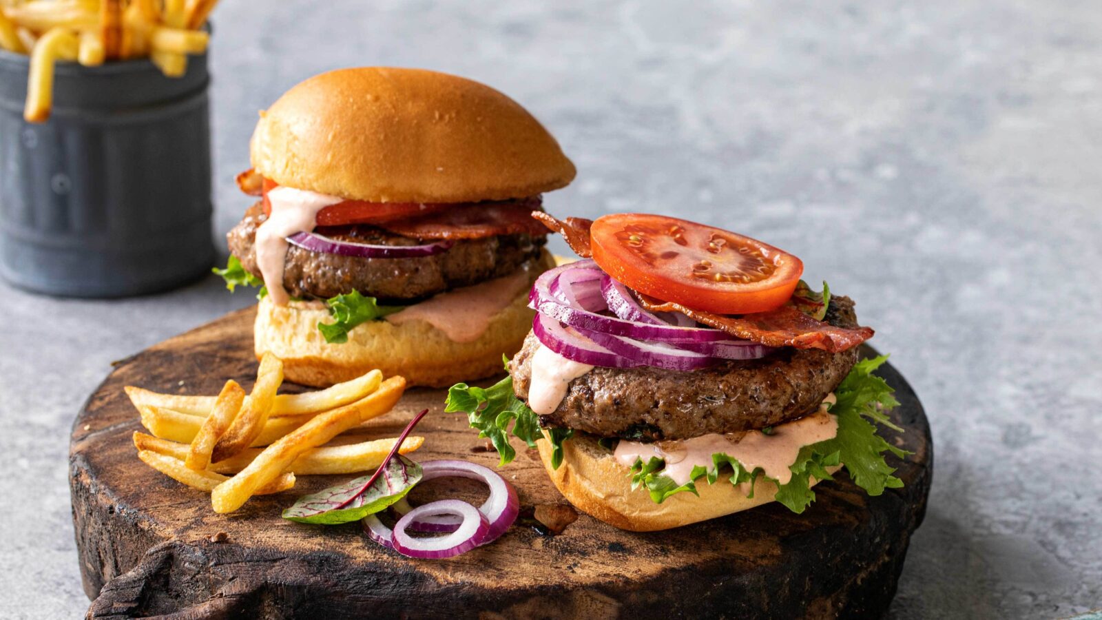 Nortura PROFF | Homestyle hamburger med fries