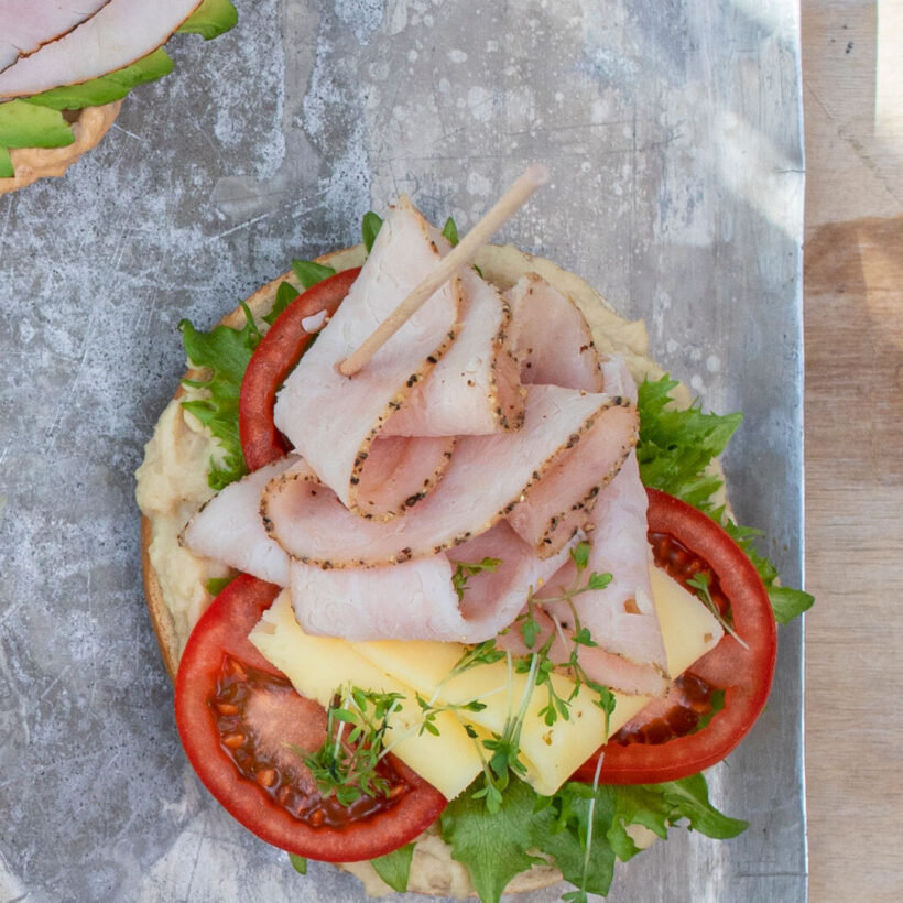 Bakerifristelser Bagels kalkunpålegg pepperfilet