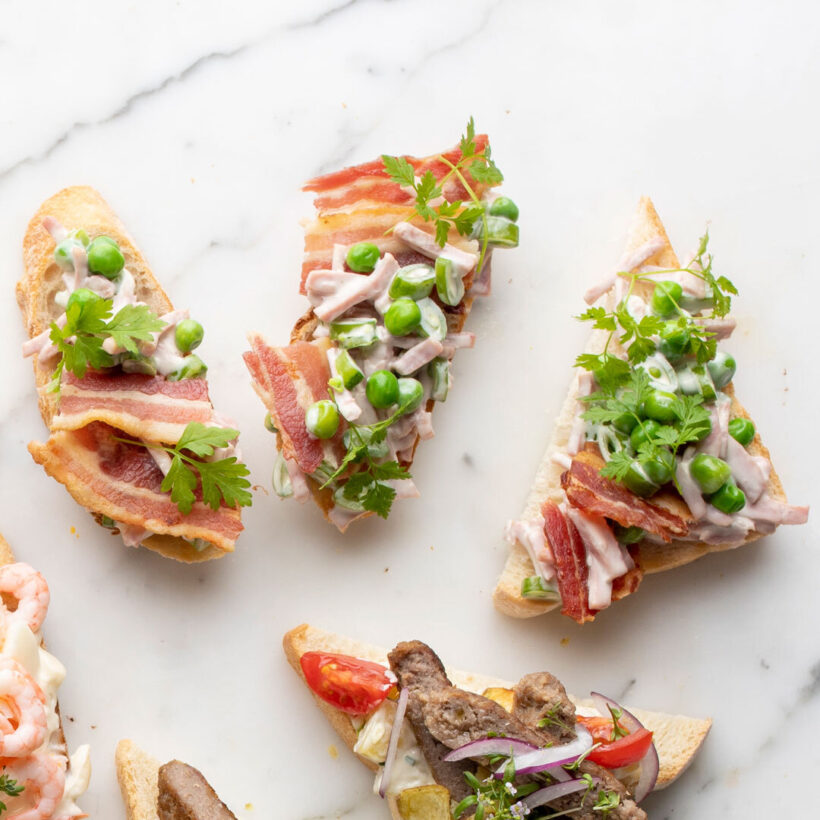 Bakerifristelser Snitter bacon