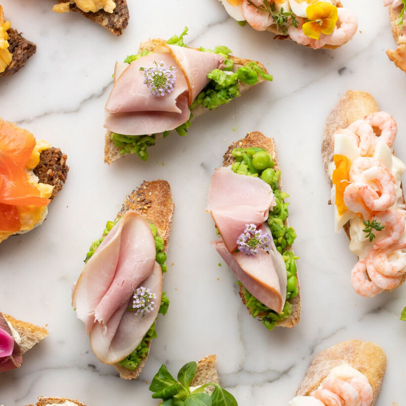 Bakerifristelser Snitter skinke