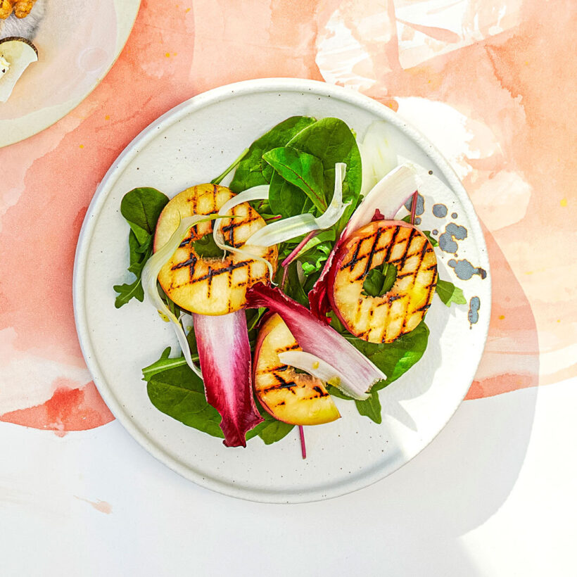 Sidesalat fersken