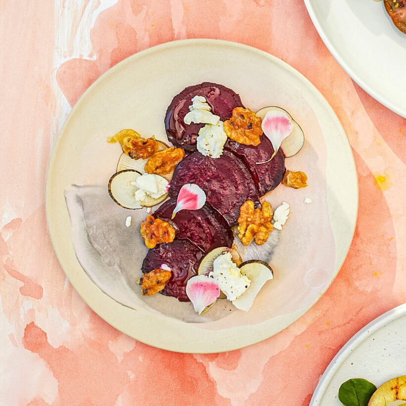 Sidesalat grønn rødbet