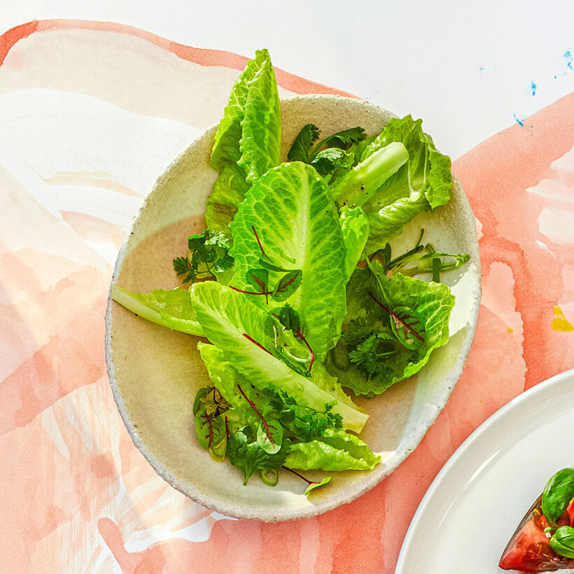 Sidesalat grønn