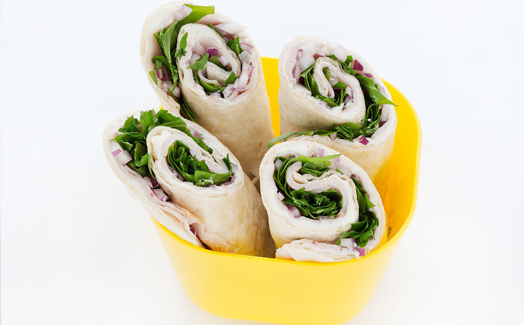 Wraps med kalkunpålegg