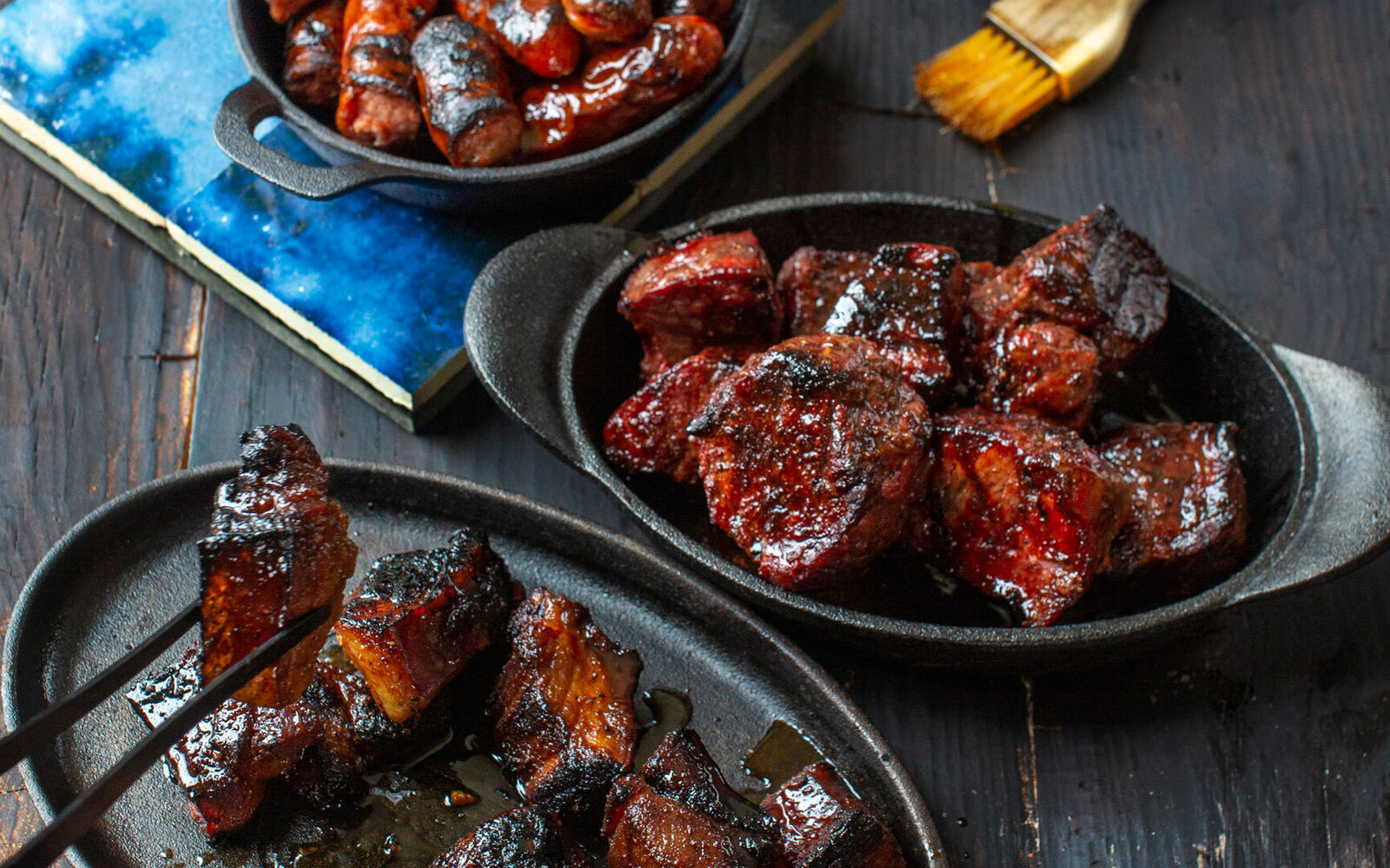 American BBQ Burnt Ends sticky & smoked Nortura PROFF